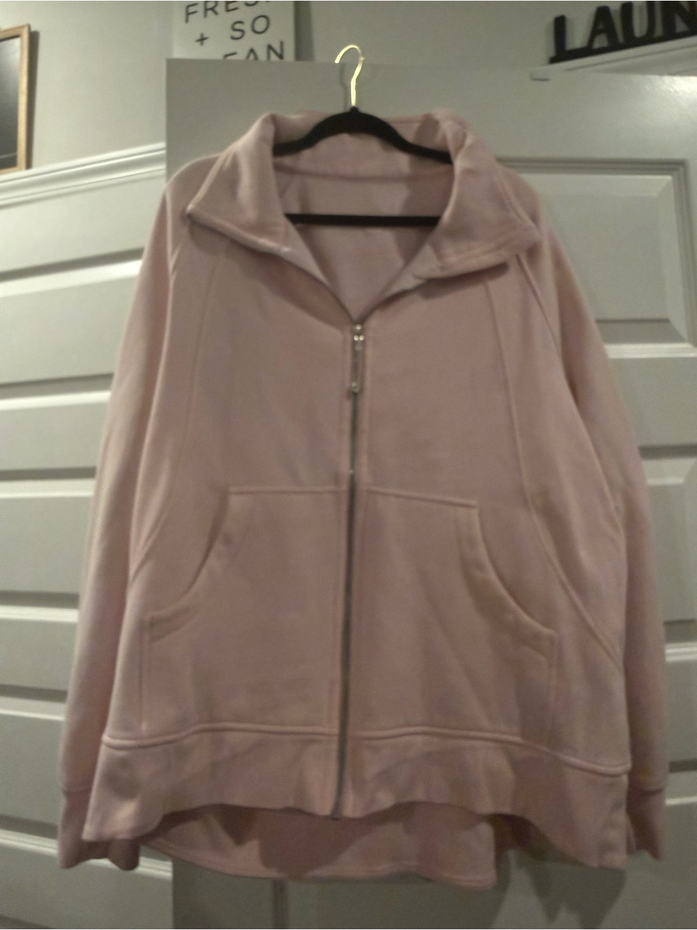 Lululemon Scuba Oversized Full-Zip Hoodie *Long Pink